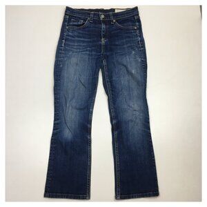 RAG & BONE Kensington Wash 10" Crop 5 Pocket Logo Hardware Jeans